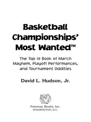 cover image of Basketball Championships' Most Wanted™
